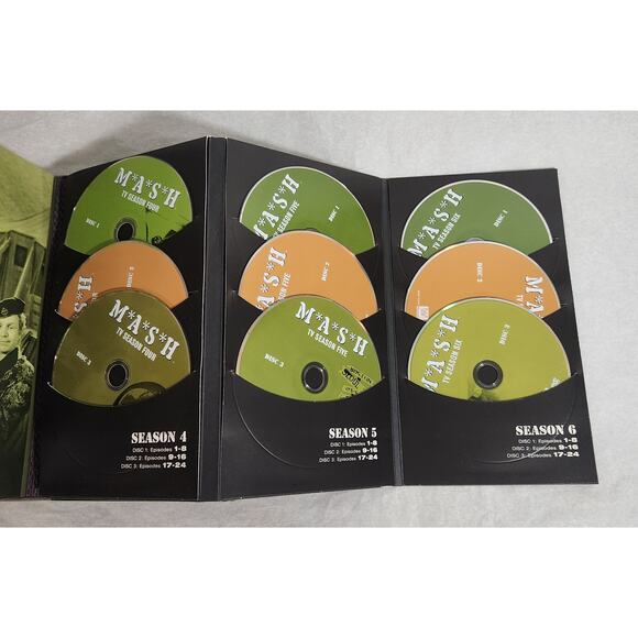 MASH The Martinis & Medicine Collection DVD Box Set Of 36 Discs Pre-owned - Picture 5 of 9